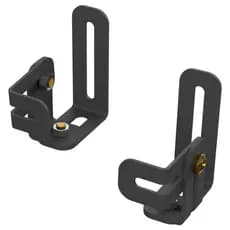 SUPORTES HOME THEATER CAIXA SOM AJUSTÁVEL 1 PAR PRETO