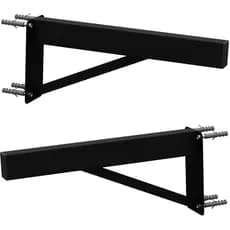 Kit 2 Suportes para Pia Cozinha Granito Parafusar Grapa Bancada Mármore 40 cm Robusto Preto