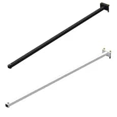 SUPORTE REFLETOR FACHADA BANNER BRAÇO 100 CM