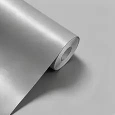 Revestimento de  Papel Adesivo Cinza Liso para Decoração, Envelopamento, Parede, Sala de Star 5/10/15M