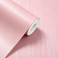 Papel Adesivo Rosa 5 Metros com Textura para Decoração de Quarto, Sala