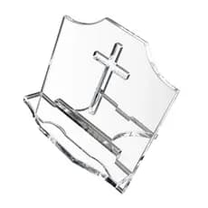 Aparador Suporte Porta Biblia Sagrada Em Acrilico 32x30cm Robusto Alto padrao