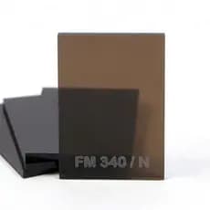 Placa de Acrilico Fumê Transparente Escuro 100cm x 50cm Espessura 4mm