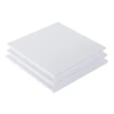 Chapas de PVC expandido branco 2mm aproximadamente 60x60cm Retalhos