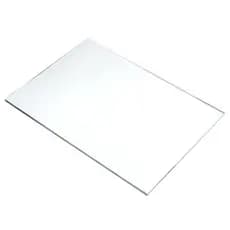 Placa de Acrilico Transparente 100cm x 50cm Espessura 10mm Chapa de Acrilico Cristal Incolor