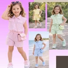 CONJUNTO INFANTIL  LISTRADO DUNA