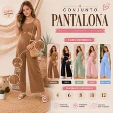Conjunto Pantalona Infantil Feminino com Recortes | Conjunto Casual Menina | Roupa Infantil Moderna Confortável