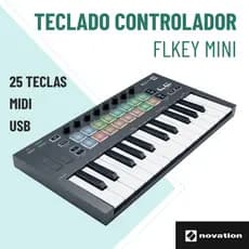 Teclado Controlador FlKey Mini 25 Novation Teclado Controlador Midi Teclado Controlador Usb