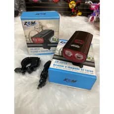 FAROL DE BIKE RECARREGÁVEL USB 400 LÚMENS