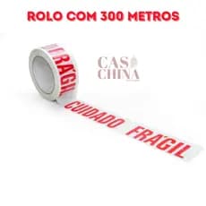 300 Metros de Fita Adesiva CUIDADO FRÁGIL