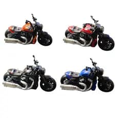 Miniatura de moto R 1250 GS Metal Plástico ABS Som e Luz