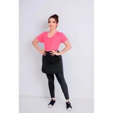Calça Saia , T-Shirt - moda fitness evangélica