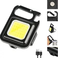 Mini Lanterna Com Led 4 Modos de Luz , abridor de garrafas, Chaveiro portatil