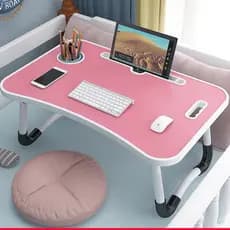 Mesa Notebook Cama Home Office Portátil  Apoio Suporte Dobrável Multiuso Computador