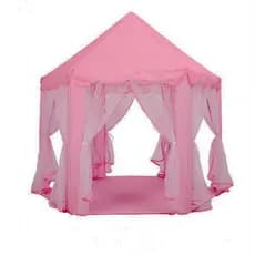 Barraca Infantil Tenda Cabana Menina Menino Casinha de Brincar Dobrável Rosa Azul para Interior Entrega Direta Rápido
