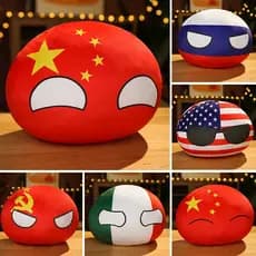 China , A União Soviética , Estados Unidos , Japão Boneca Da Bandeira , Pingentes De Pelúcia E Brinquedos Dos Países Cir