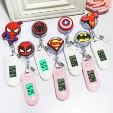 Bonito dos desenhos animados Marvel Hero Doctor Stretchable Enfermeira Relógio Estudante Exame de Internação Relógio de