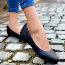 Sapato Scarpin Salto Baixo Bico Fino Ana Hoffman - 880