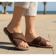 Chinelo Feminino Rasteira Ortopedico Massageador Macio Sol