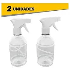 Kit 2 Frascos Borrifador Pulverizador 500ml Spray