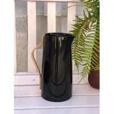 Garrafa Térmica Café 1 Litro Moderna Com Cabo De Madeira Mesa Posta Lehaví