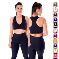 Top Nadador de Academia Feminino Fitness com Bojo removivel