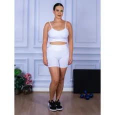 Conjunto Fitness Short + Top Alça - Preço Promocional de Atacado