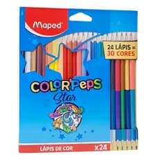 Lapis de Cor Maped 24 Lapis e 30 Cores ColorPeps
