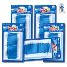 Kit Hastes Flexíveis Cotonete Use It c/ 500 cotonete Blistado 5x100un