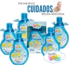 kit Shampoo + Condicionador + sabonete Líquido + colônia + Hidratante + Óleo Infantil - Muriel Baby Menino 100ml
