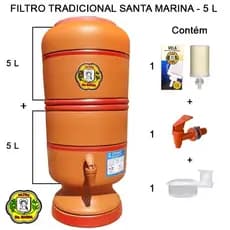 Filtro Barro Santa Marina Total 10 litros