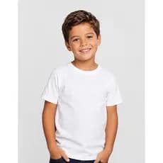 Camiseta Infantil Juvenil Lisa 100% Algodão Unissex 2 Ao 16 escolar
