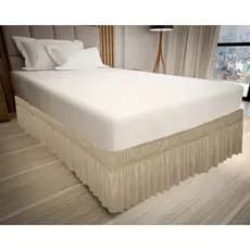 Saia Para Cama Box Casal Em Malha Gel - Sonholar