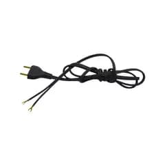 Fio de Ferro GE Antichama 2X0,75 mm2 Terminal Y HPE Forquilha Preto Cabo Cordão