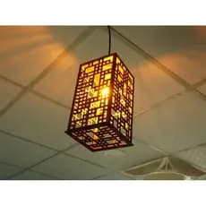 Luminária pendente decorativa MDF