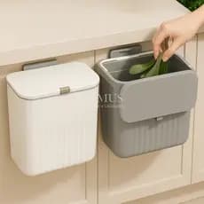 Lixeira Suspensa ou Sensor  Para a Cozinha/Banheiro Na Parede Sem Furos  9L E 12L De Lixo