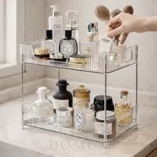 Organizador Prateleira Diamante Acrílico Porta Maquiagem Perfumes