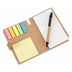 Kit 15 Bloco De Anotações Ecológico Com Caneta