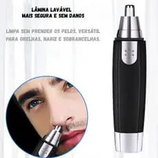 Depilador Elétrico Removedor de pelos para Nariz e Orelhas Elétrico/Portátil para Nariz/Orelha/Rosto