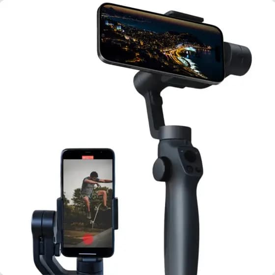 Gimbal Estabilizador Três 3 Eixos Para Celular Mini Câmera