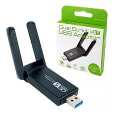 Adaptador Wifi 1300Mbps Dual Band 2.4/5Ghz Internet Fibra