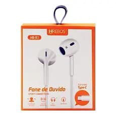 Fone De Ouvido Usb-C Para Iphone 15 E 16 Pro Max Plus Tipo-C