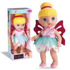 Boneca Infantil Fadinha Loira Bebê Buddies Bambola Com Asinhas de Gliter Super fofinha