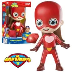 Boneco Luccas Neto GI 100% Original Super Sereia Aventureiros Mais a Pedra Do Poder Brinquedo Com INMETRO