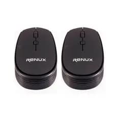 Kit 2 Mouses ópticos 2.4 Sem Fio  3 Botões + Dpi - Renux 515