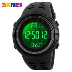 SKMEI Relogio 1251 esportes impermeável masculino lazer digital LED digital multifuncional relógio eletrônico