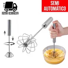 Coisas Diferentes para Casa Fue Misturador Mixer Giratório Semi-Automático Cozinha Batedor de Ovos