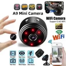 A9 Mini Câmera 720P WiFi Monitoramento Original Proteção De Segurança Com Movimento Versão Noturna Câmeras De Vigilância