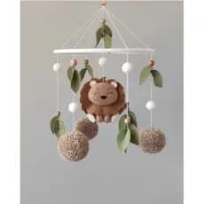 Móbile de Berço leão floresta Doce Sonho