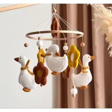 Decoração de quarto infantil e varal decorativo patinhos encanto